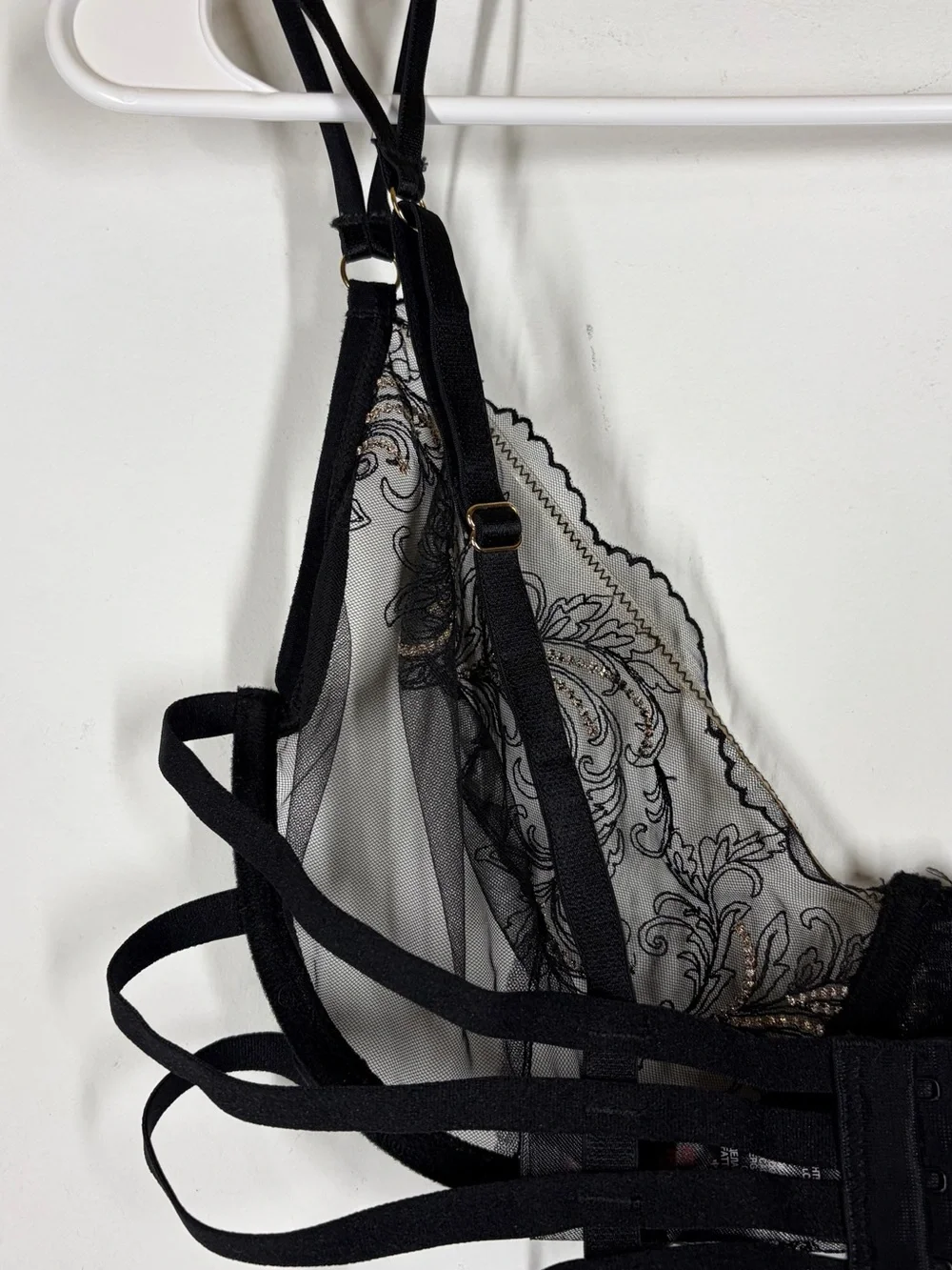 NWOT Bluebella Mariana Mesh Bra Size US 34DD